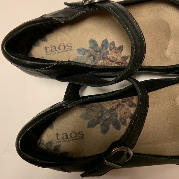 Taos Balance Mary Jane Black Leather 9.5 - Picture 4 of 7